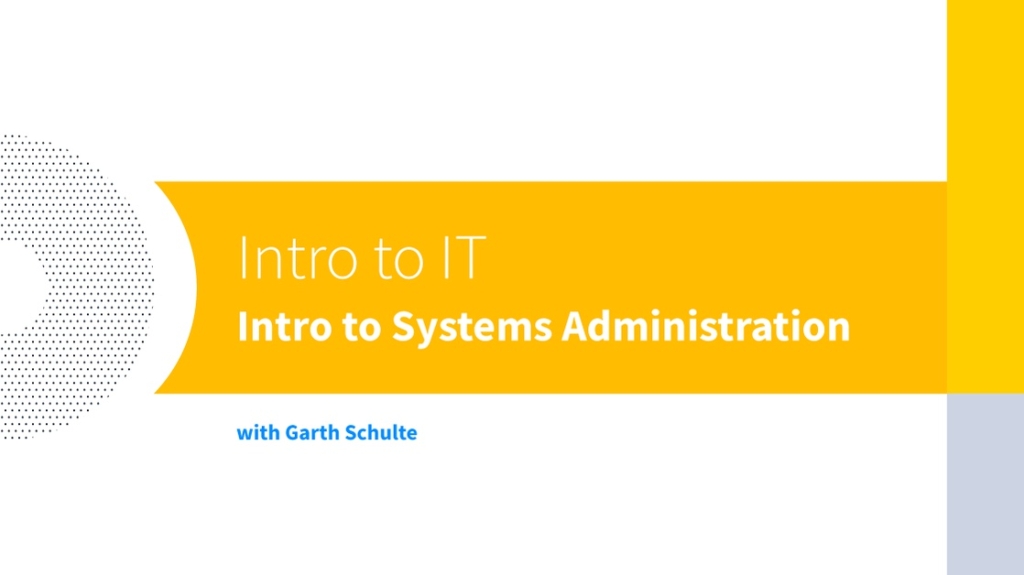 Intro to Systems Administration picture: A Intro to Systems Administration picture: A