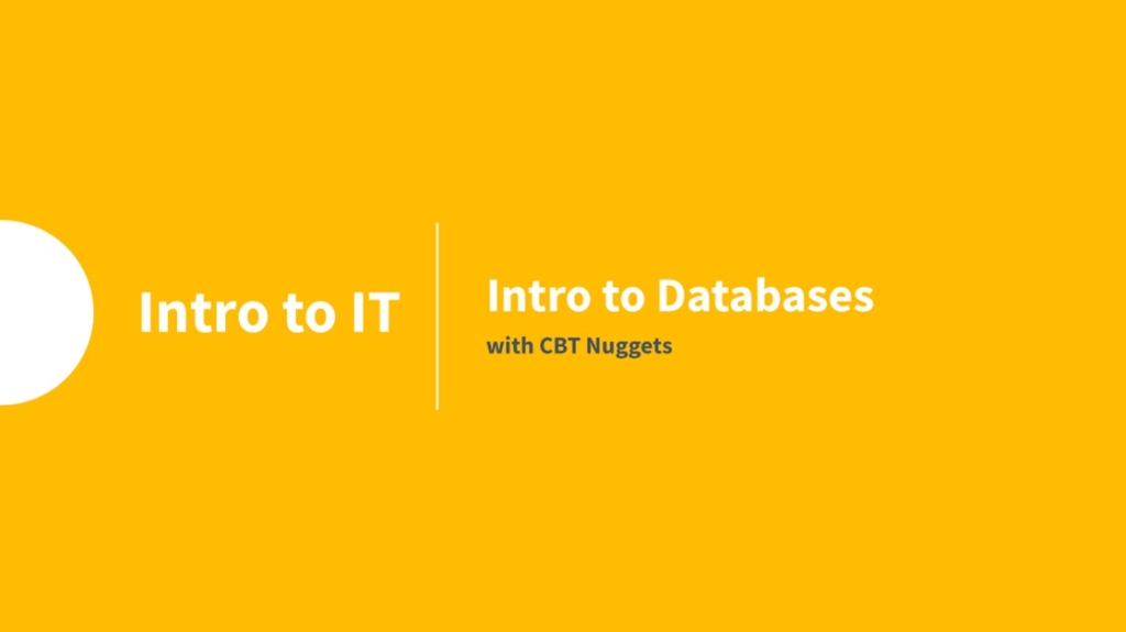 Intro to Databases picture: A Intro to Databases picture: A