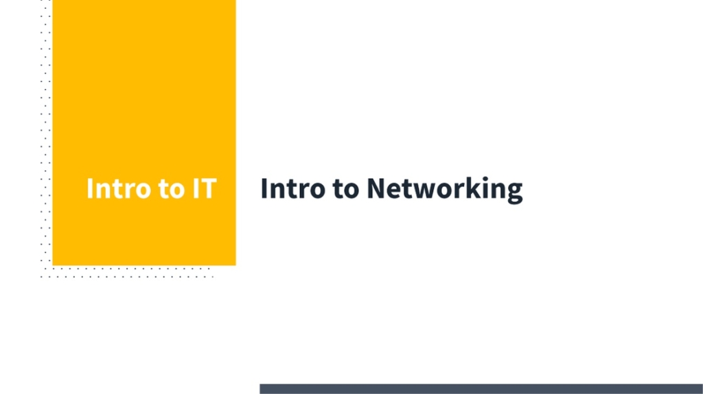 Intro to Networking picture: A Intro to Networking picture: A