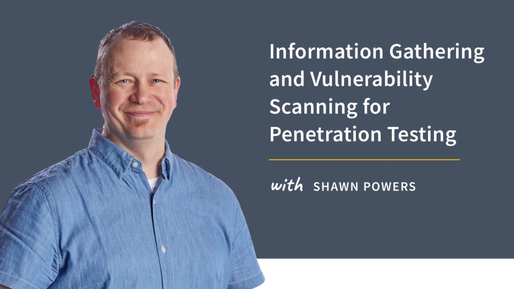 New Training: Information Gathering and Vulnerability Scanning for Penetration Testing picture: A New Training: Information Gathering and Vulnerability Scanning for Penetration Testing picture: A