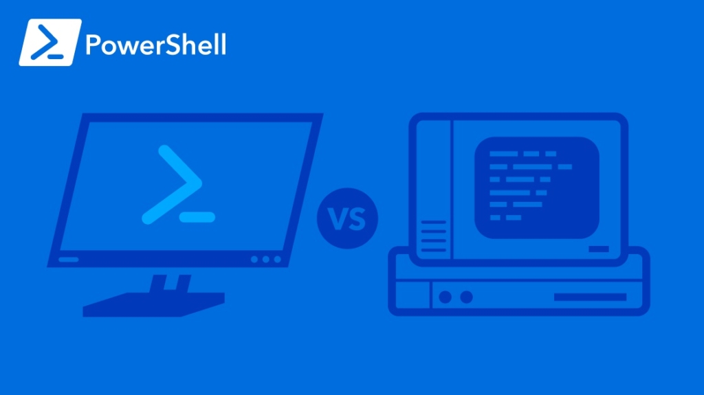 PowerShell versus CMD picture: A PowerShell versus CMD picture: A