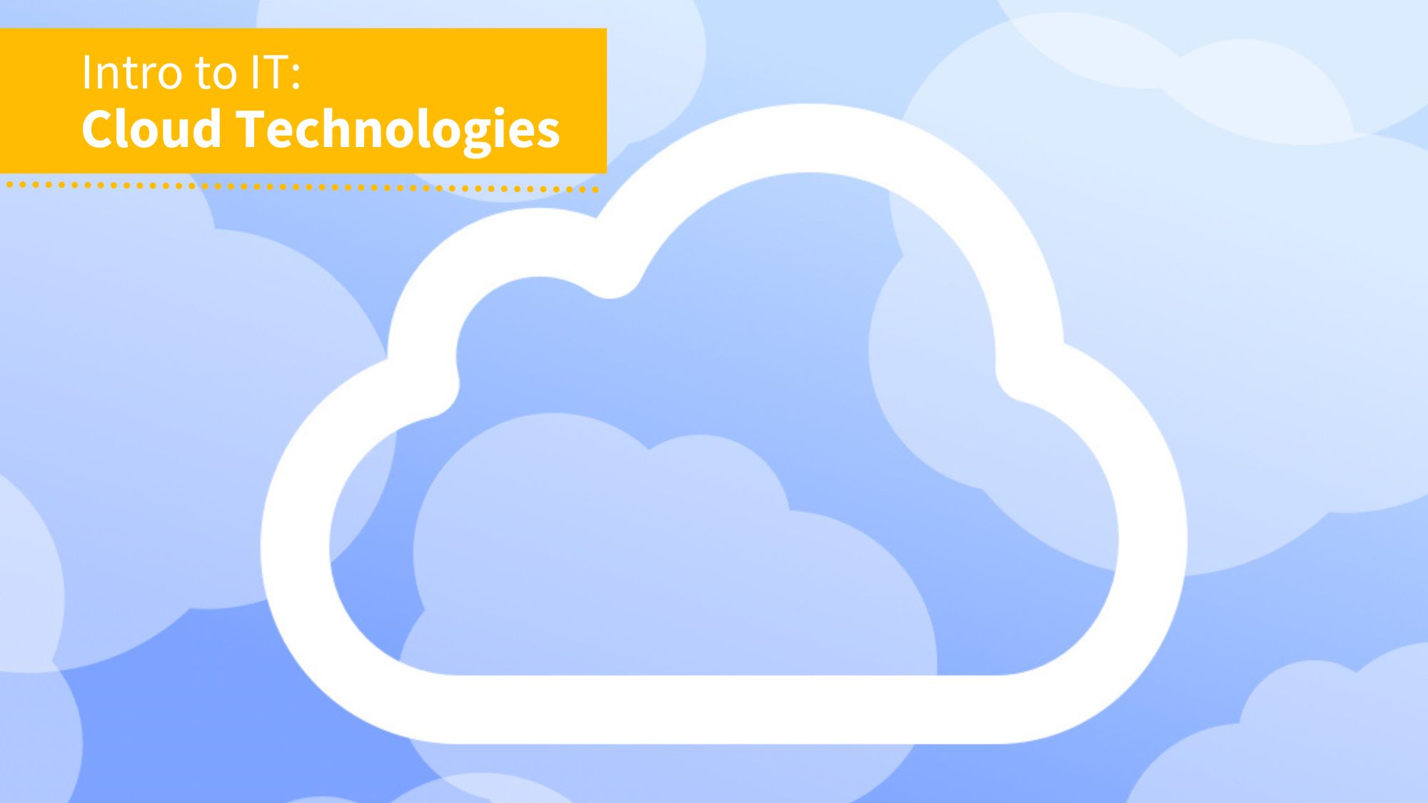 Cloud Technologies Cloud Technologies